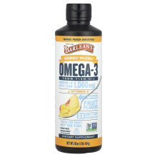 Barlean's, Seriously Delicious, Omega-3 dal Fiele + Vitamina D, Smoothie Mango Peach, 16 oz (454 g)