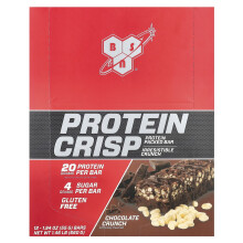 BSN, Proteína Crisp, Chocolate Crunch, 12 Barras, 1.94 oz (55 g) Cada Una