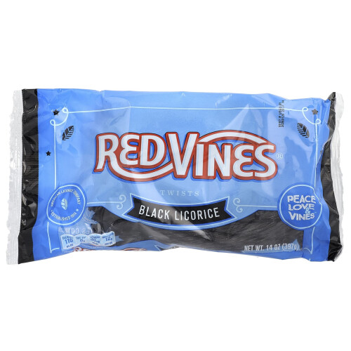 Red Vines, Twists, Sort Lakrids, 14 oz (397 g)
