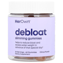 Her Own, Puhdistava Gummies, Sitruspunch, 60 Gummies