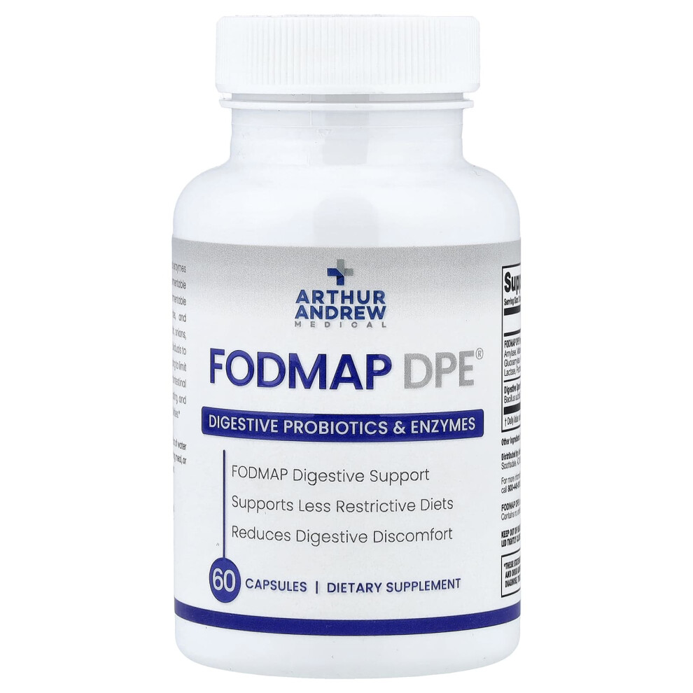 Photos - Vitamins & Minerals Arthur Andrew Medical , FODMAP DPE, 60 Capsules