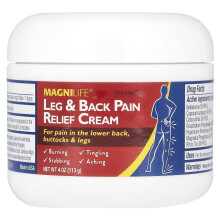 MagniLife, Creme per il Trattamento del Dolore alle Gambe e alla Schiena, 4 oz (113 g)
