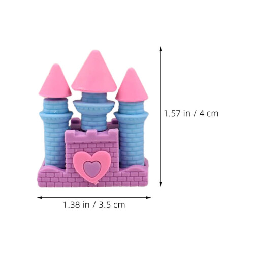 10Pcs Adorable Erasers Assorted Color Creative Pencil Erasers with Smooth Erasing 1