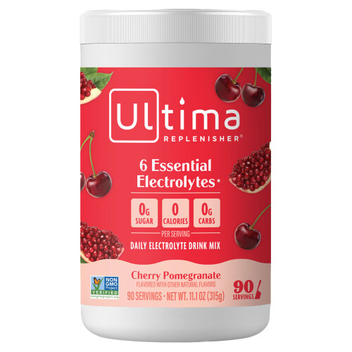 Ultima Replenisher Electrolyte Mix, Κεράσι-Πορτοκάλι, 11 oz (306 g)