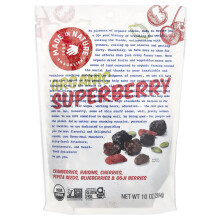 Made in Nature, Organic Dried Fruit & Seeds, Organic Fruit Fusion Superberry Supersnacks, 10 oz (284 g)