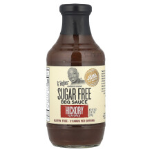 G Hughes, Bez cukru BBQ Sos, Hickory, 18 oz (510 g)