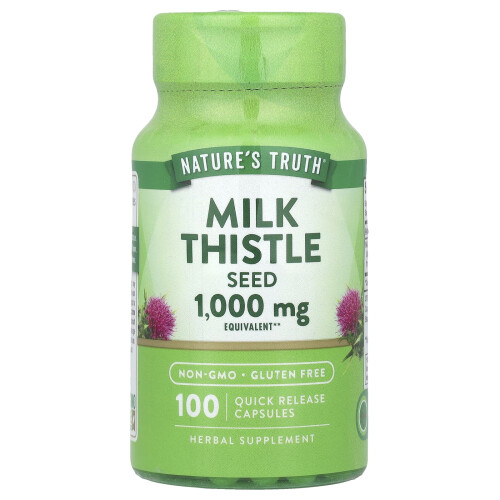 Nature's Truth, Milk Thistle Seed Extract, 1,000 mg, 100 Quick Release Capsules