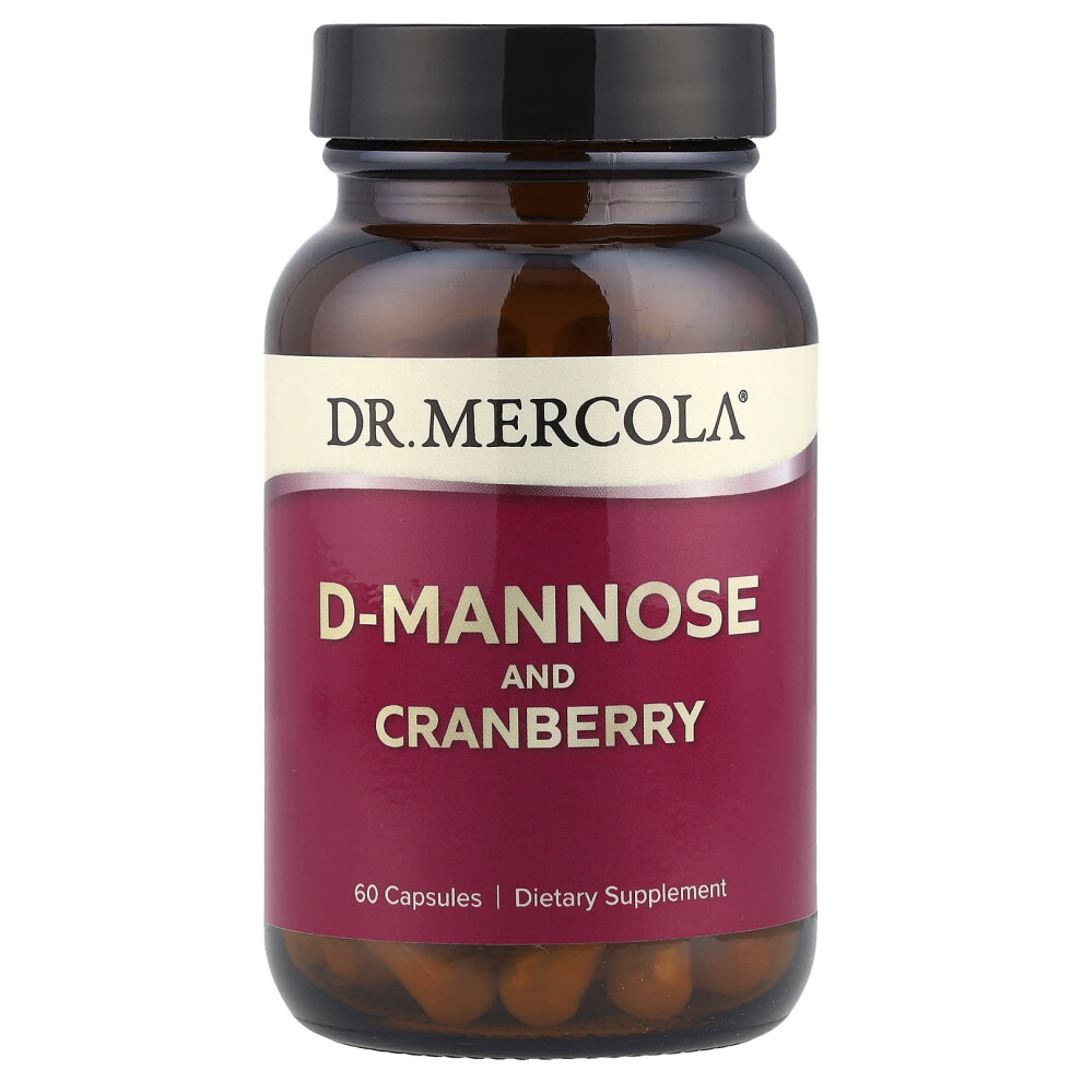 Dr. Mercola , D-Mannose And Cranberry Extract, 60 Capsules