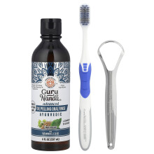 GuruNanda, Óleo de Puxar Avançado, Dentes e Gengivas, 8 fl oz (237 ml)