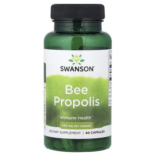 Swanson Bee Propolis 550 Mg, 60 Capsules