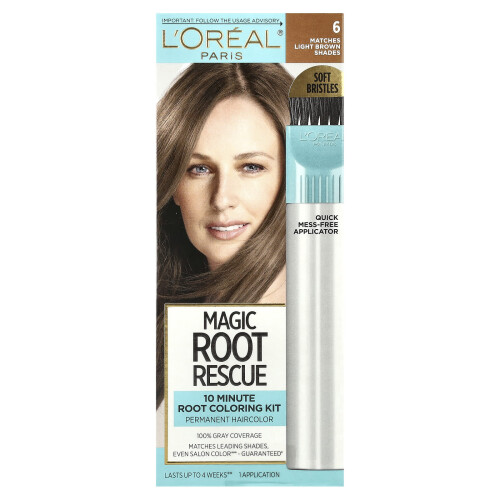 L'Oréal, Magic Root Rescue, 10 Λεπτά Πρόσθια Χρωματισμός Κιτ, 6 Λιγότερο Καφέ, 1 Εφαρμογή