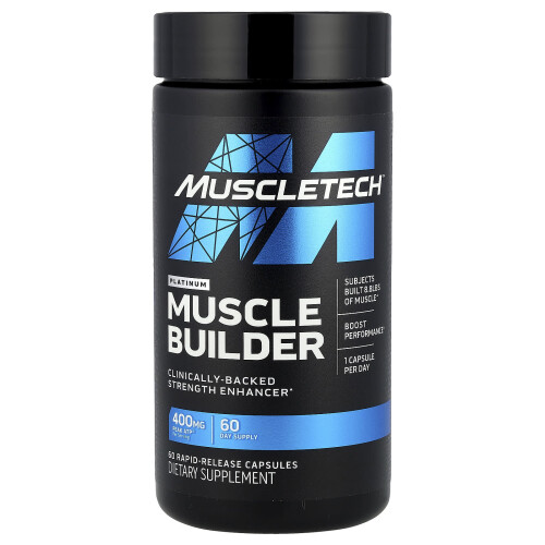 Muscletech MuscleTech, Platinum Muscle Builder, 60 snelle-release capsules