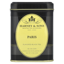 Harney & Sons, Fekete Tea, Párizs, 4 oz (112 g)