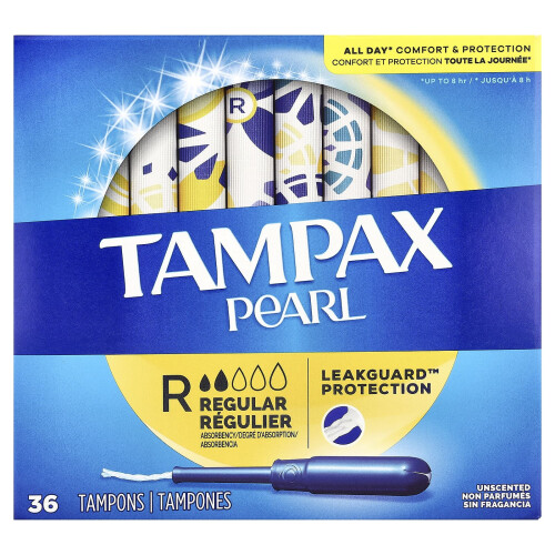 Tampax, ΠEARL, Κανονική, Ασυνέκτο, 36 Στιμίδια