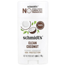 Schmidt's, Natuurlijke Deodorant, Clean Coconut, 2,65 oz (75 g)