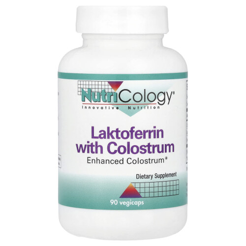 Nutricology, Lactoferrina com Colostrina, 90 Vegicaps