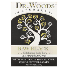 Dr. Woods, Tělový blok, Černá, 5,25 oz (149 g)