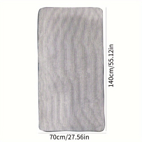 Serviette de bain en microfibre grise 55" x 27,5" 2