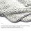 Serviette de bain en microfibre grise 55" x 27,5" 4