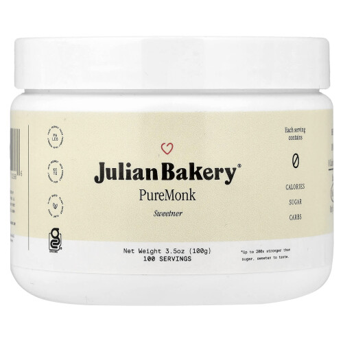 Julian Bakery, Πουρέ Μόνκ Σουέτενερ, 3.5 oz (100 g)