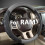 Capa de volante JINYUN para RAM 1500, 2500 e 3500, compatível com Dodge RAM de 15,5 a 16 polegadas - Preto + Cinza 2