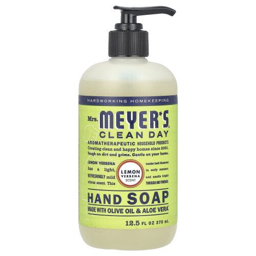Mrs. Meyers Clean Day, Σαπουνάκι για τα Χέρια, Λεμόνι Βερβένια, 12.5 fl oz (370 ml)