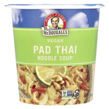 Dr. McDougall's, Vegan Pad Thai Nudlová Polévka, 2 oz (56 g)