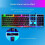 RGB Gaming Keyboard and Mouse Combo Mechanical USB Wired 5