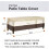 Funda rectangular/ovalada para mesa de patio, resistente e impermeable. 2