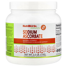 NutriBiotic, Imunita, Sodium Ascorbate, Crystalline Powder, 2.2 lb (1 kg)