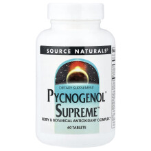 Source Naturals, Pycnogenol Supreme, 60 Tabletas