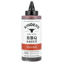 KINDER'S, BBQ Sóda, Mierne BBQ, 15.5 oz (439 g)