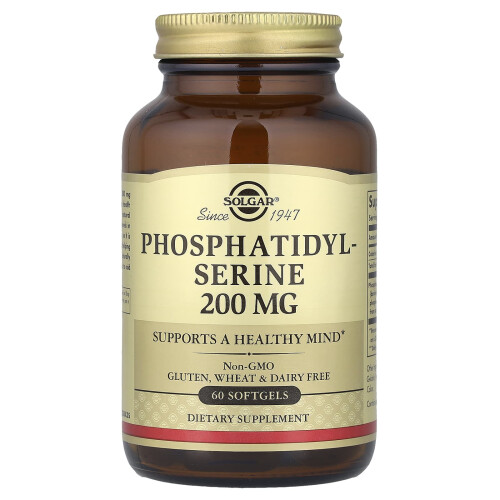 Solgar Solgar, Phosphatidylserine, 200 mg, 60 Softgels