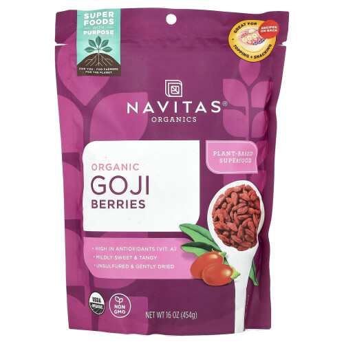 Navitas Organics, Οργανική Γκοτζί Μπερί, 16 oz (454 g)