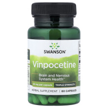 Swanson, Vinpocetina, 30 mg, 60 Cápsulas