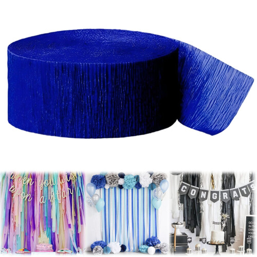 Papier krepowy w serpentynach 25m, różne kolory 1