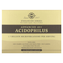Solgar, Acidofilus Avanzato 40+, 120 Capsule Vegetali