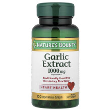 Nature's Bounty, Fokhagyma Extraktum, 1,000 mg, 100 Gyors Kioldó Puhakapszula