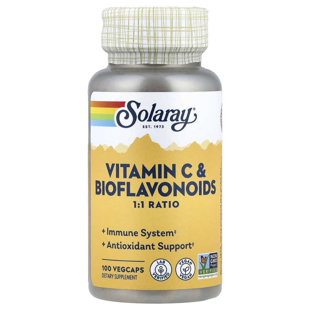 Solaray , Vitamin C & Bioflavonoids, 100 Vegcaps