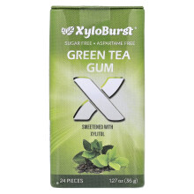 Xyloburst, Xylitolová guma, Green Tea, 25 Pieces