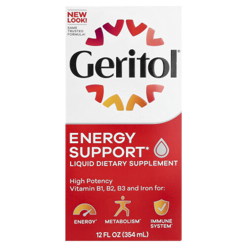 Geritol B-Vitamins & Iron Liquid Supplent