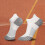 Women's Running Ankle Socks White Size L 4