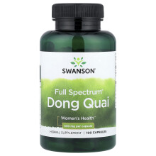 Swanson, Full Spektrum Dong Quai, 530 mg, 100 Kapslar