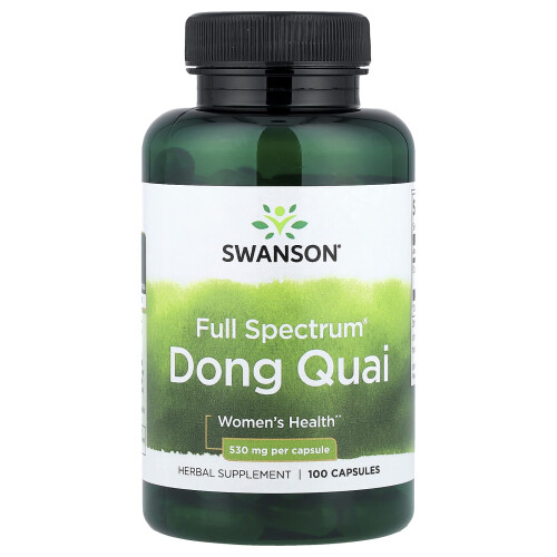 Swanson, Πλήρης Αスペκτρο Dong Quai, 530 mg, 100 Καψούλια