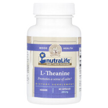 NutraLife, L-Theanin, 200 mg, 60 Kapszula