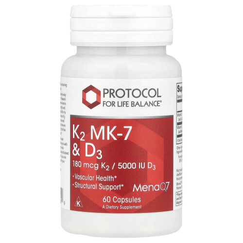 Protocol for Life Balance, K2 MK-7 & D3, 60 Βεγέτα Καψούλια
