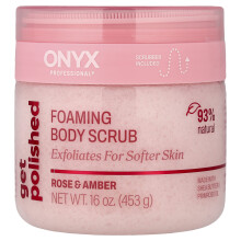 Onyx Professional, Pąki Różane, Puchnąca Cukierowa Szczoteczka, Róża & Amber, 16 oz (453 g)