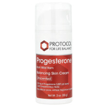 Protocol for Life Balance, Progesteron, Balancerende Huidcrème, Ongeurend, 3 oz (85 g)