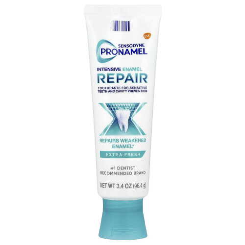 Sensodyne Sensodyne, ProNamel, Εντατική Αναπαλαιωτική Κρέμα Δοντιών, Extra Fresh, 3.4 oz (96.4 g)