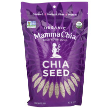 Sementes de Chia Branca Orgânicas de Mamma Chia, 12 oz (340 g)